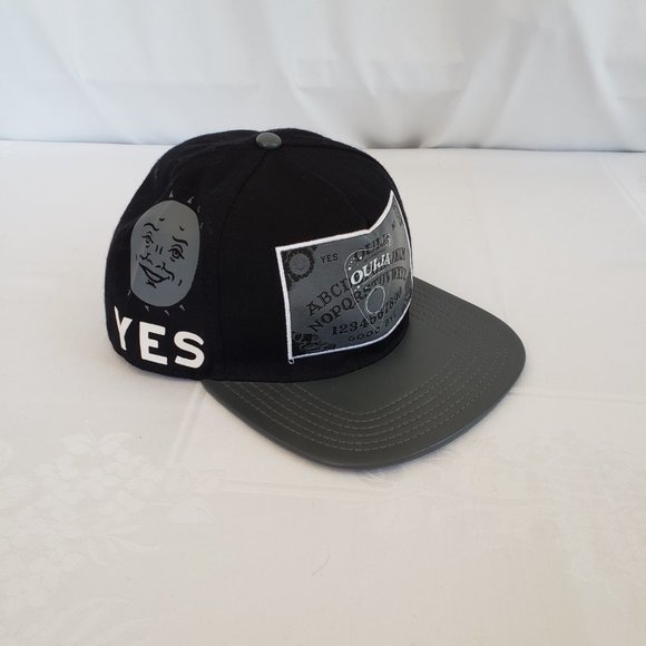 Ouija Hasbro Mystifying Oracle Yes or No Black denim cap - Picture 1 of 10